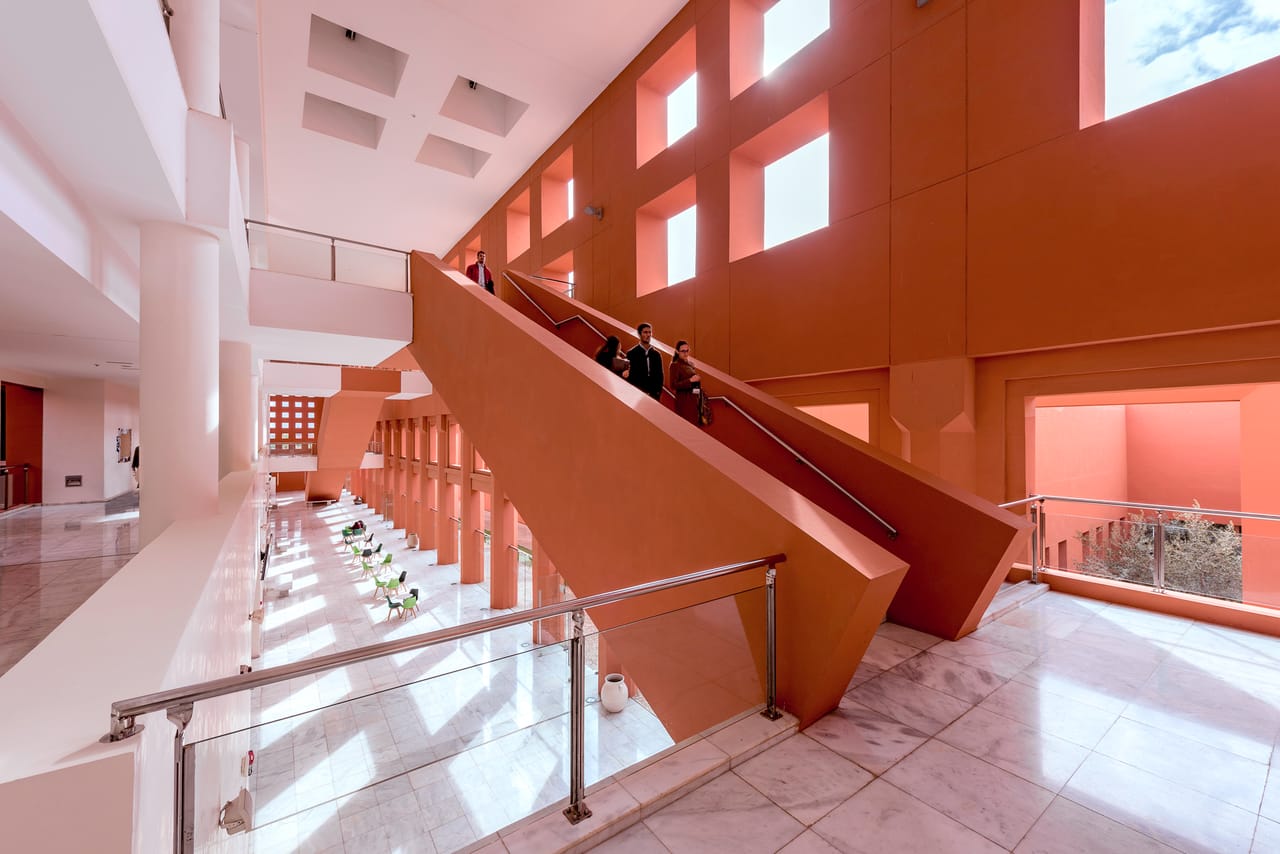 L’atrium de l’UM6P à Benguerir