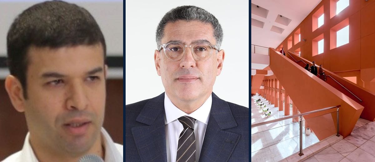 هشام الهبطي وكريم العيناوي وحرم جامعة محمد السادس بابن جرير
